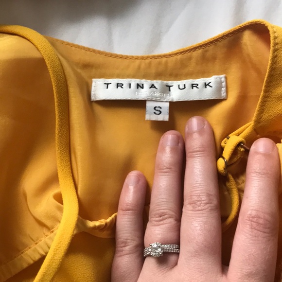 Trina Turk resort 2015 yellow tank slip dress - Picture 4 of 6